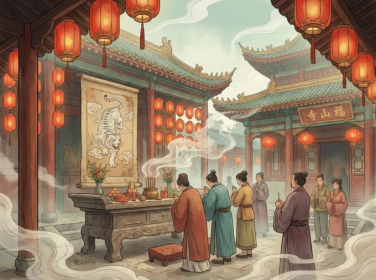 白虎神祭祀仪式 - 四虎 | 民间信仰